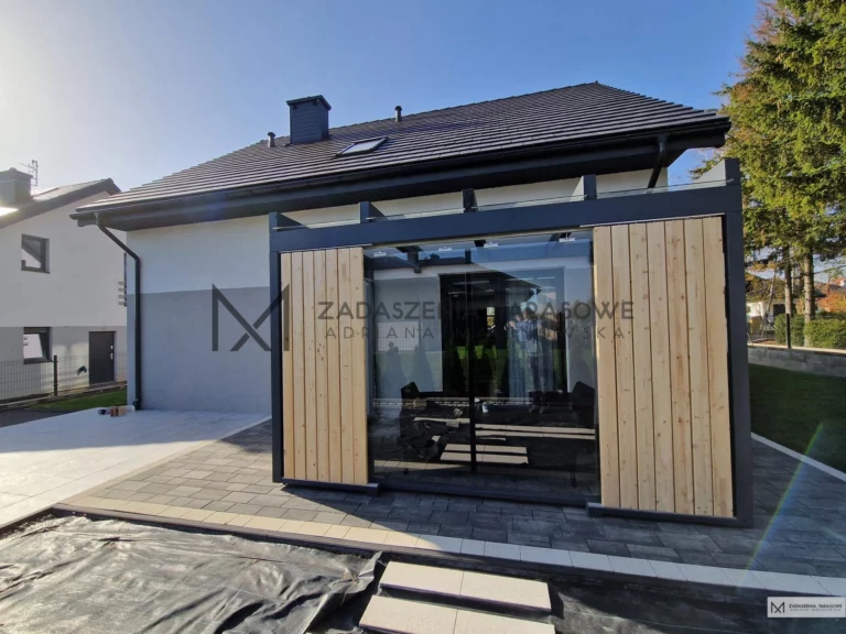taras drewniane zadaszenie tarasowe