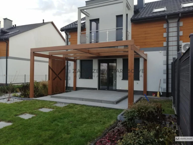 taras przy domu zadaszony Rzeszów