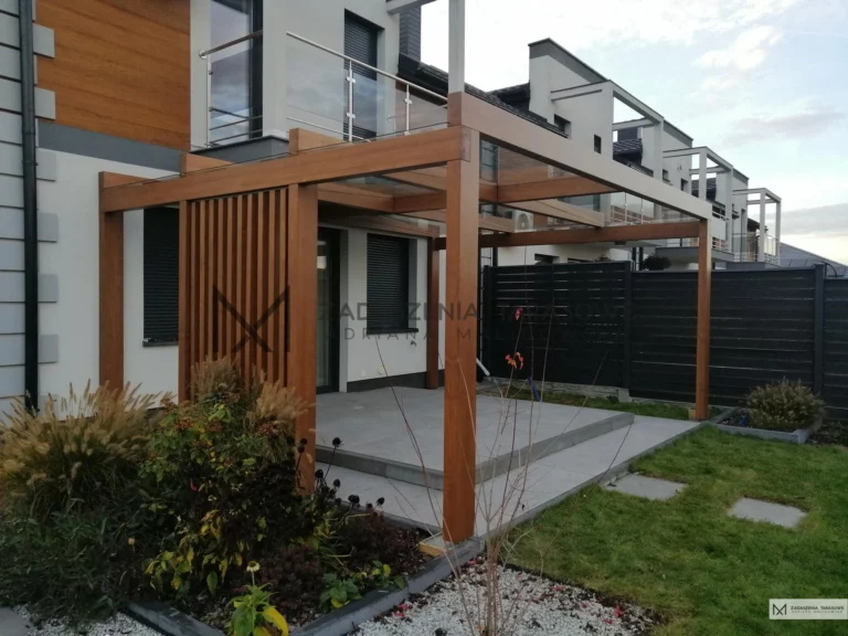 zabudowa szeregowa z tarasem