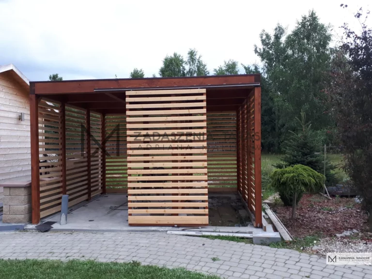 wiata garażowa na skuter