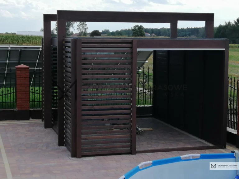 wiata wolnostojąca altana z drewna