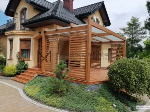 zabudowany taras nowoczesny