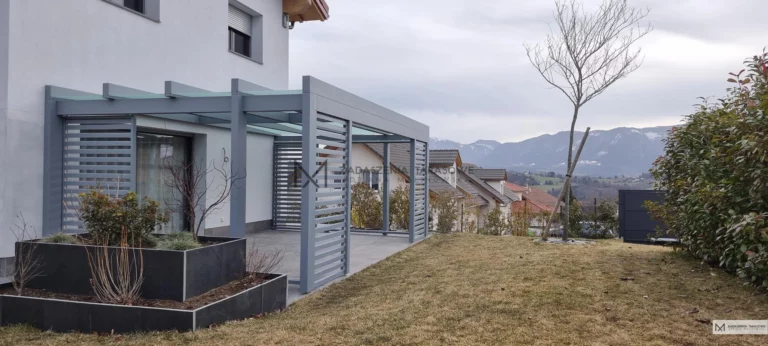 drewniany taras we francji