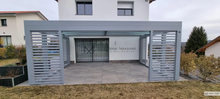 zadaszenie tarasu crx szare