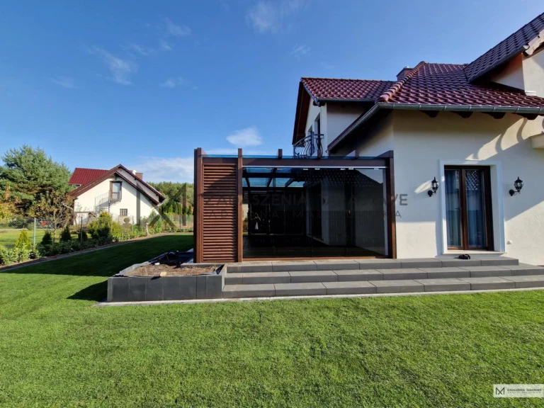 zadaszenie tarasu ogród