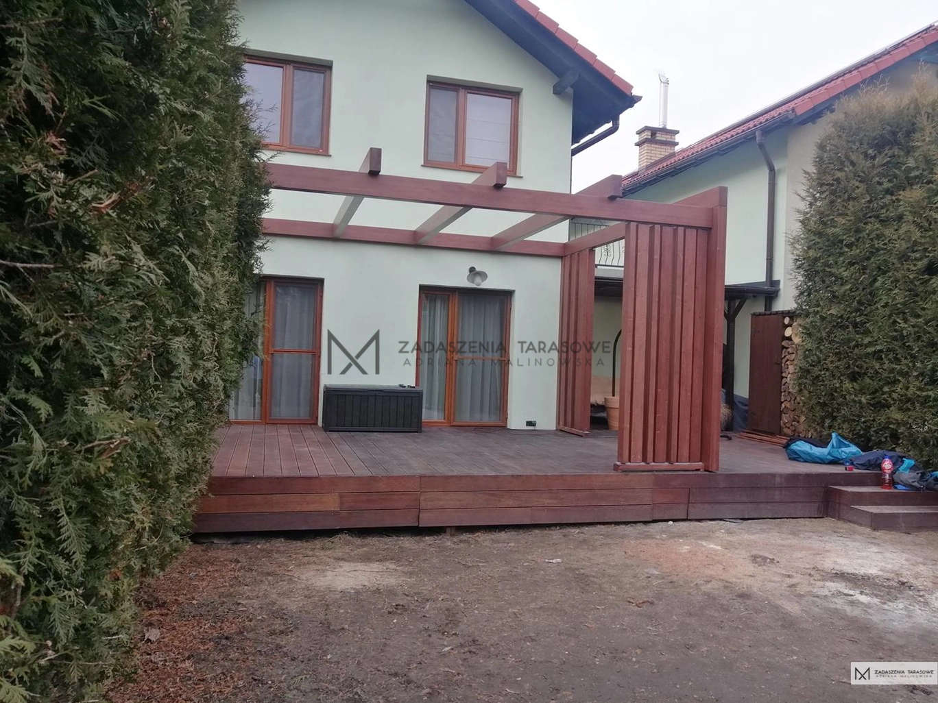 zadaszenie tarasu typ pergola