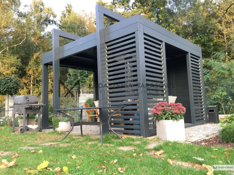 altana z grillem