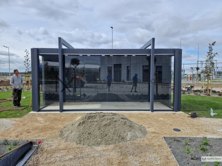 altanki nowoczesne szklane