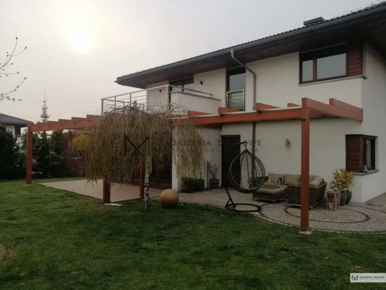 duże zadaszenie z pergolą śląsk