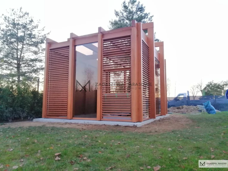 nowoczesna altana przydomowa