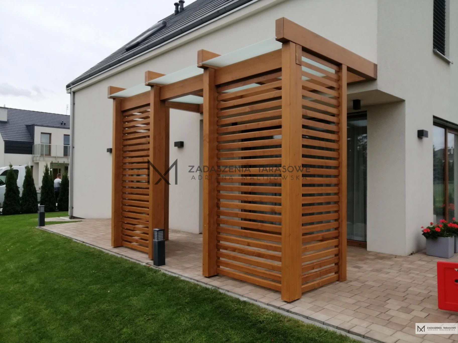 zadaszenie małego tarasu