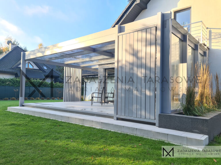 zadaszenie tarasu narożnego
